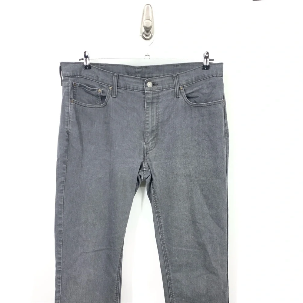 Levis Men Size 38 x 32‎ Jeans Black Gray Pants 541 Athletic Fit Straight Stretch